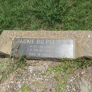 PLESSIS Jackie, du 1928-1962