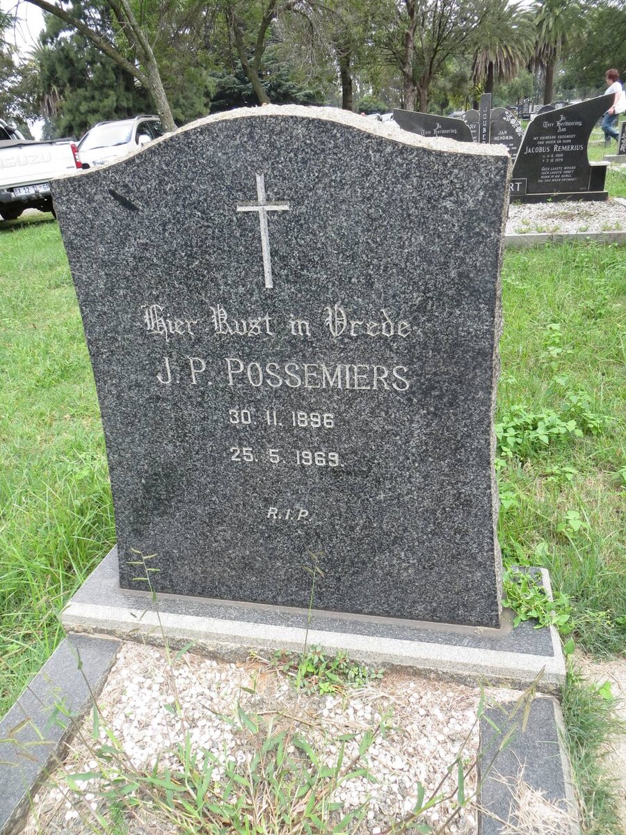 POSSEMIERS J.P. 1896-1969