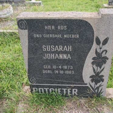 POTGIETER Susarah Johanna 1873-1963