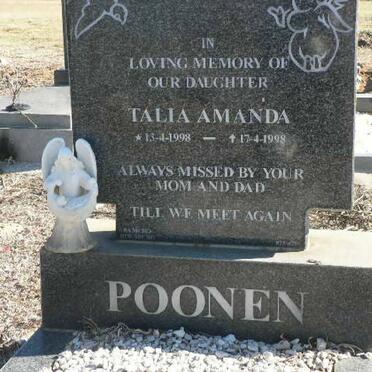 POONEN Talia Amanda 1998-1998