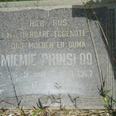PRINSLOO Miemie 1918-1977