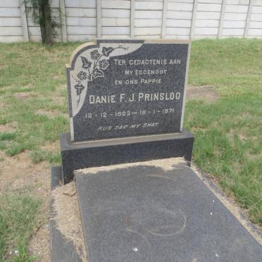 PRINSLOO Danie F.J. 1903-1971