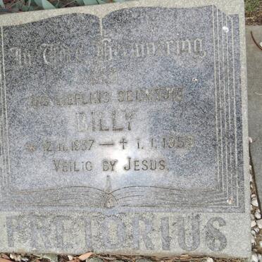 PRETORIUS Billy 1957-1958