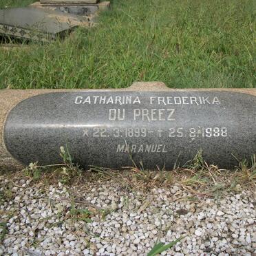 PREEZ Catharina Frederika, du 1899-1998