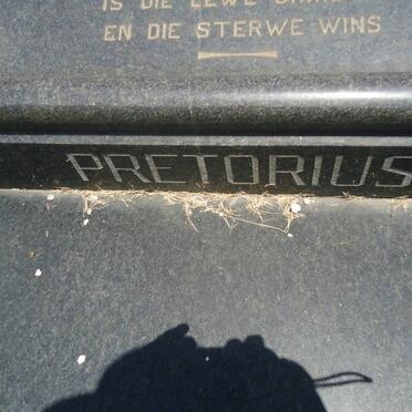 PRETORIUS Barend Daniel 1903-1968 &amp; Dirkie Johanna 1908-1972