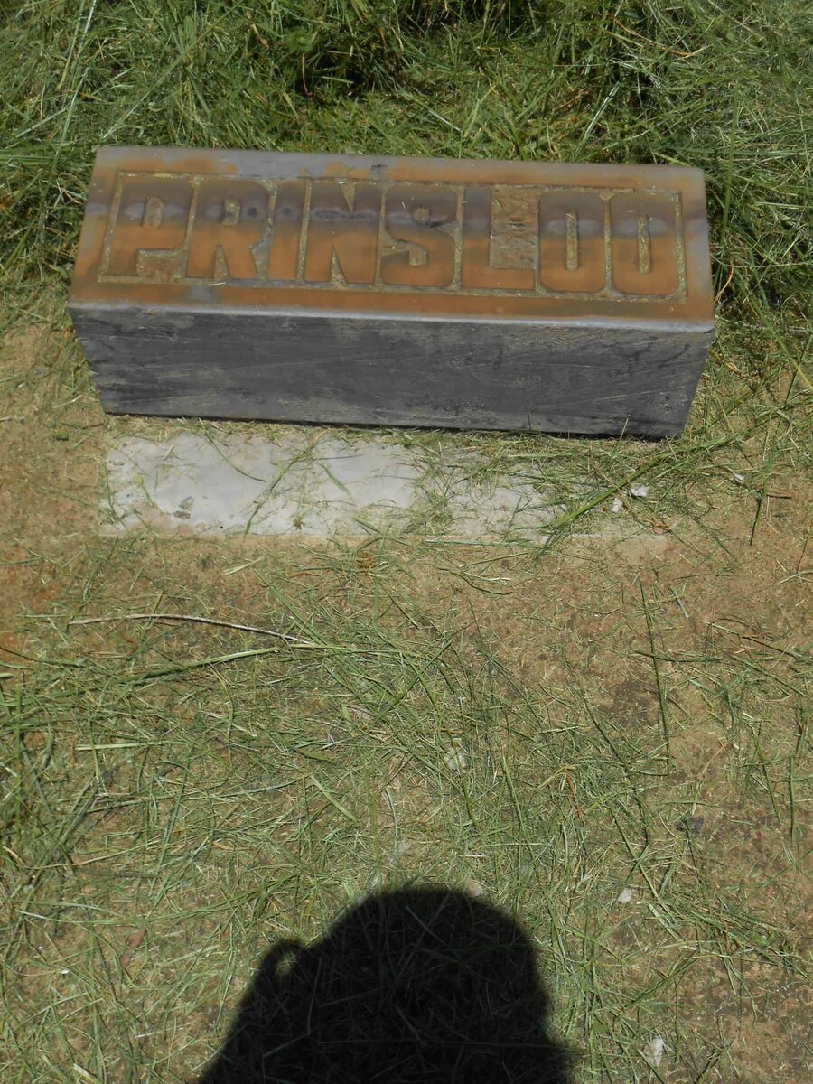 PRINSLOO Hannes Petrus 1869-1925