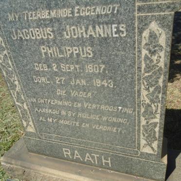 RAATH Jacobus Johannes Philippus 1907-1943