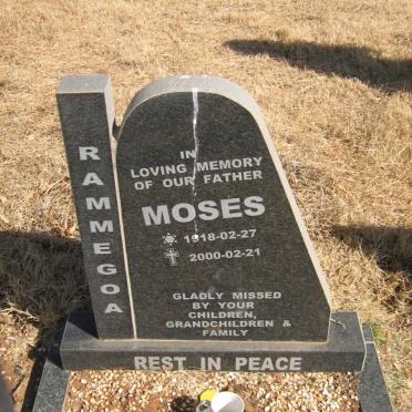 RAMMEGOA Moses 1918-2000