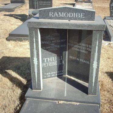 RAMODIBE Thuli Petronella 1973-1998