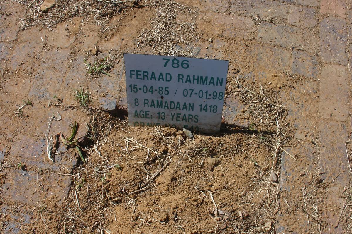 RAHMAN Feraad 1985-1998