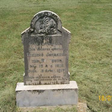 RENSBURG Theunis Johannes, van 1916-1917