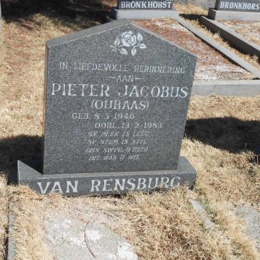 RENSBURG Pieter Jacobus, van 1946-1983