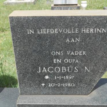 REDELINGHUYS Jacobus N. 1897-1980 &amp; Gezina W. 1897-1979