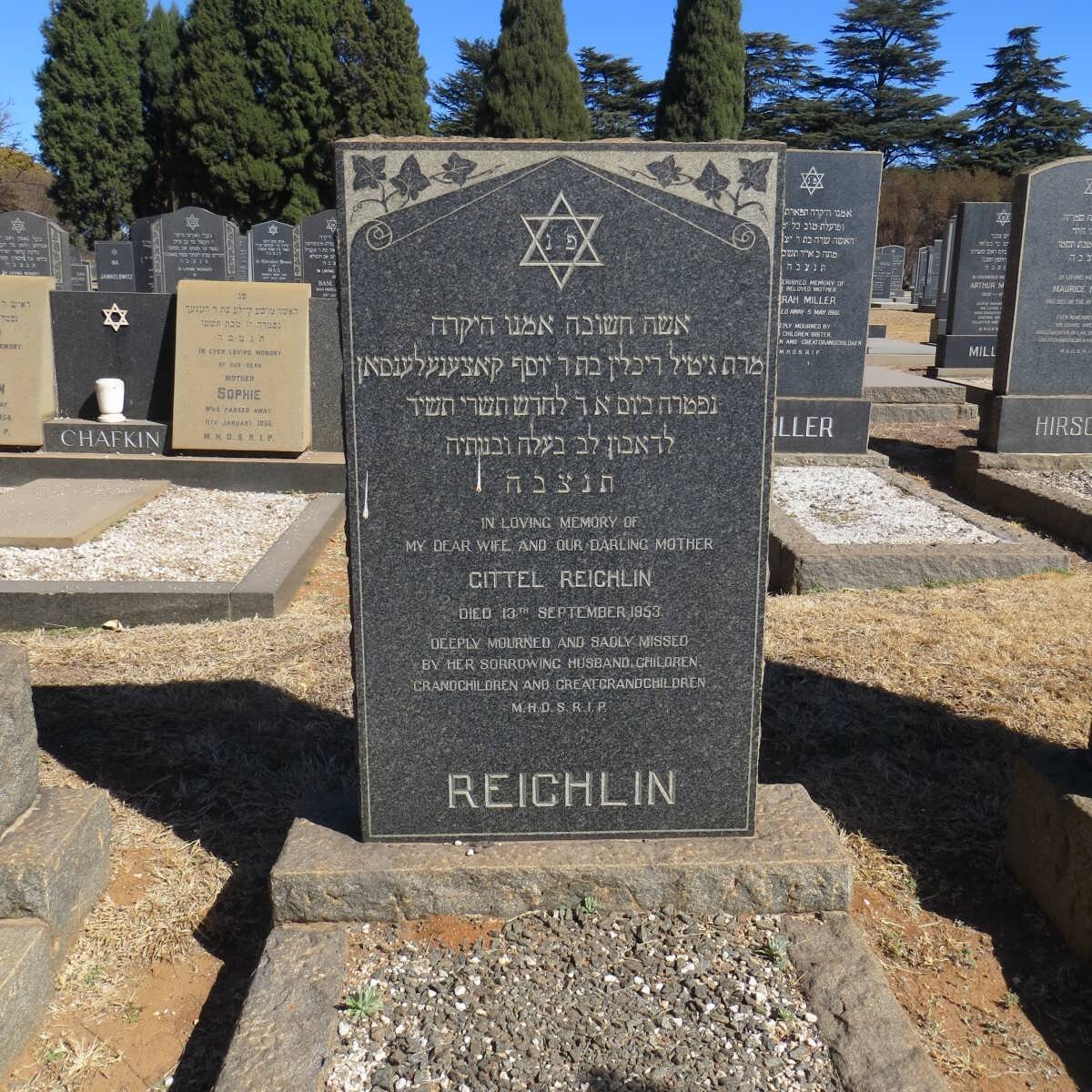 REICHLIN Gittel -1953