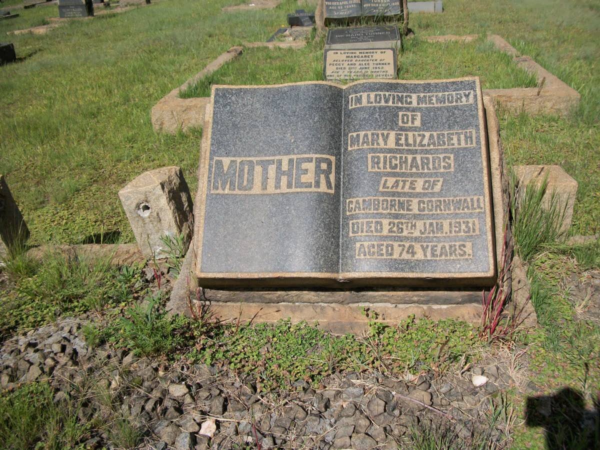 RICHARDS Mary Elizabeth -1931