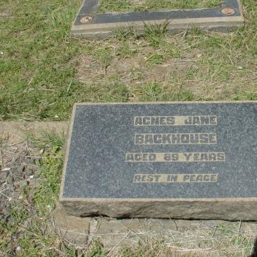 RIMMER Mary -1934 :: BACKHOUSE Agnes Jane