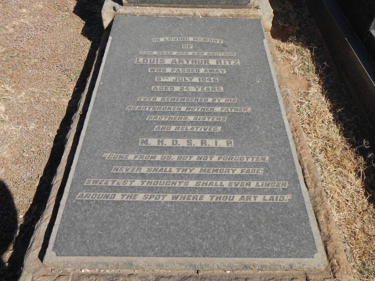 RITZ Louis Arthur -1946