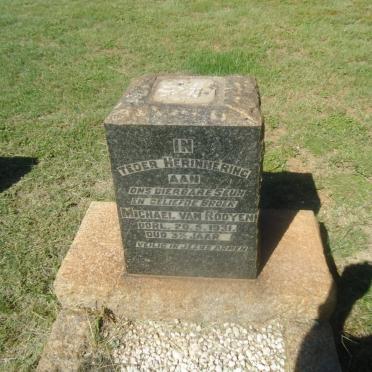 ROOYEN Michael, van -1931