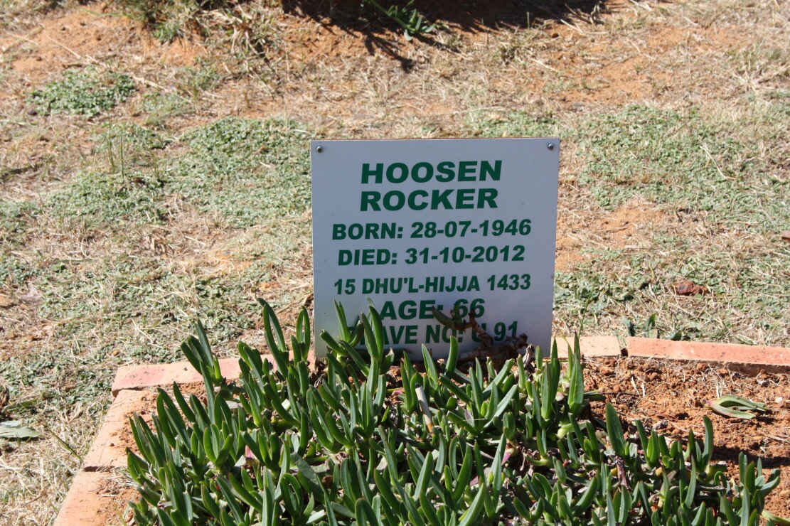 ROCKER Hoosen 1946-2012