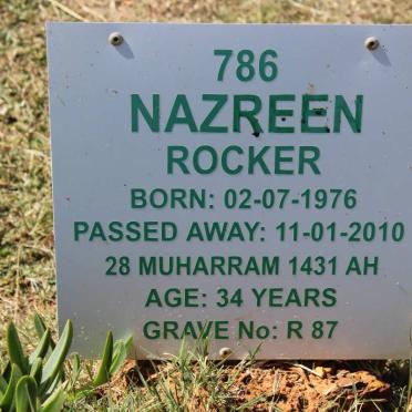 ROCKER Nazreen 1976-2010