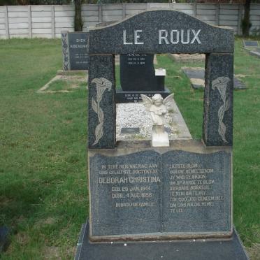 ROUX Deborah Christina, le 1944-1956