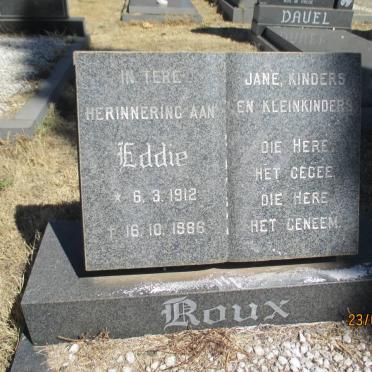 ROUX Eddie 1912-1986