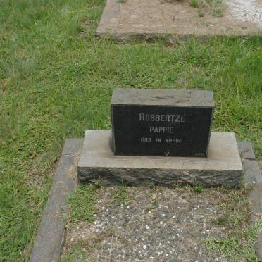 ROBBERTZE Pappie