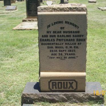 ROUX Charles Pritchard -1937