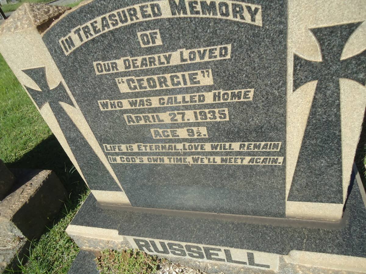 RUSSELL Georgie -1935