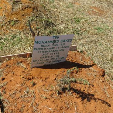 SAYED Mohammed 1935-2005