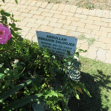 SALOOJEE Abdullah Ebrahim 1984-2013