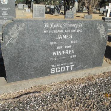 SCOTT James 1904-1962 &amp; Winifred 1903-1979