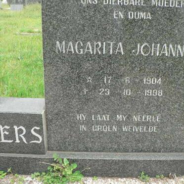 SCHEEPERS Jan 1895-1989 &amp; Magarita Johanna 1904-1998