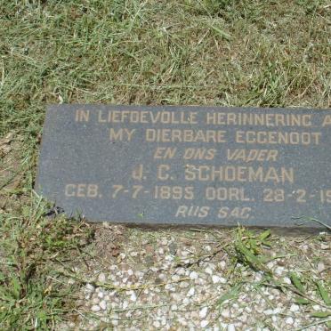 SCHOEMAN J.C. 1895-1946