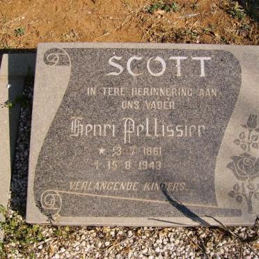 SCOTT Henri Pellissier 1861-1943