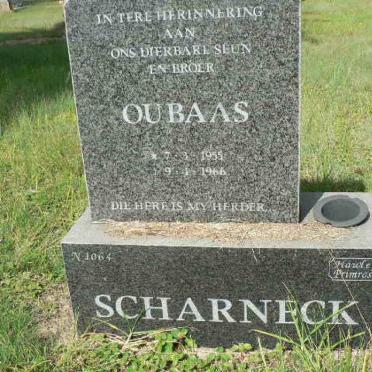 SCHARNECK Oubaas 1955-1966