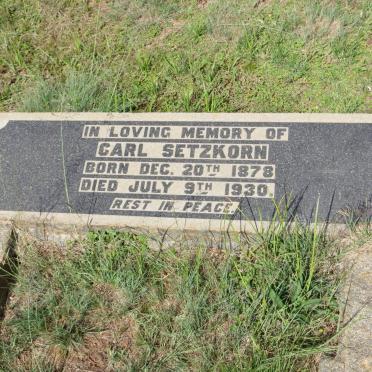 SETZKORN Carl 1878-1930
