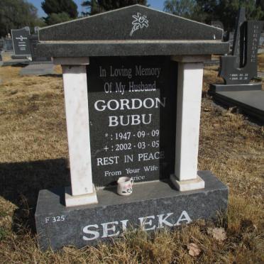 SELEKA Gordon Bubu 1947-2002