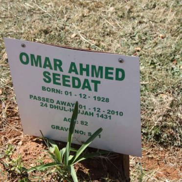 SEEDAT Omar Ahmed 1928-2010