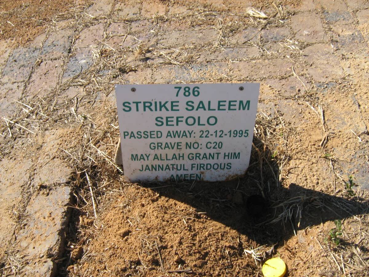 SEFOLO Strike Saleem -1995