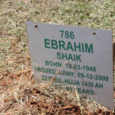 SHAIK Ebrahim 1948-2009