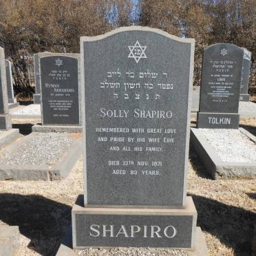 SHAPIRO Solly -1971