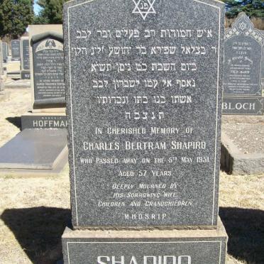 SHAPIRO Charles Bertram -1951