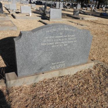 SHARPE Alfred Cameron 1881-1950