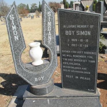 SINDANE Boy Simon 1928-1997