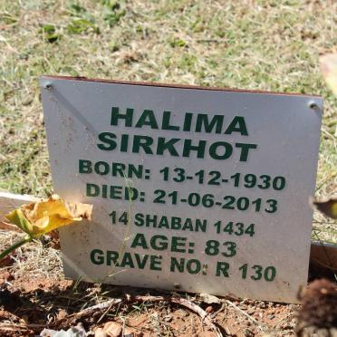 SIRKHOT Halima 1930-2013