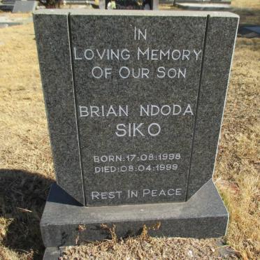 SIKO Brian Ndoda 1998-1999