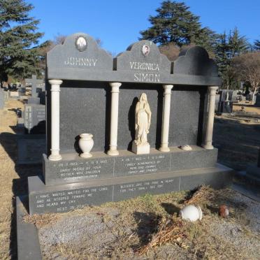 SIMON Johnny 1923-1980 :: SIMON Veronica 1953-1969