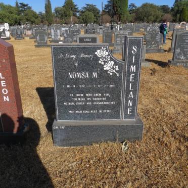 SIMELANE Momsa M. 1972-2001