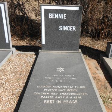 SINGER Bennie -1978
